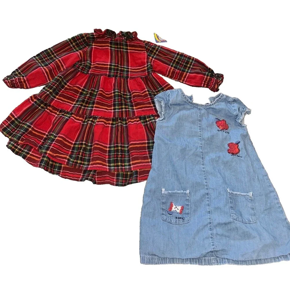 Girls Clothes Lot size 2-3T 6 Piece Pants Dresses Hoodie